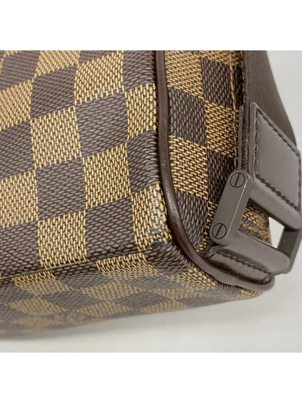 Louis Vuitton Shoulder Bag Damier Olaf PM Ebene